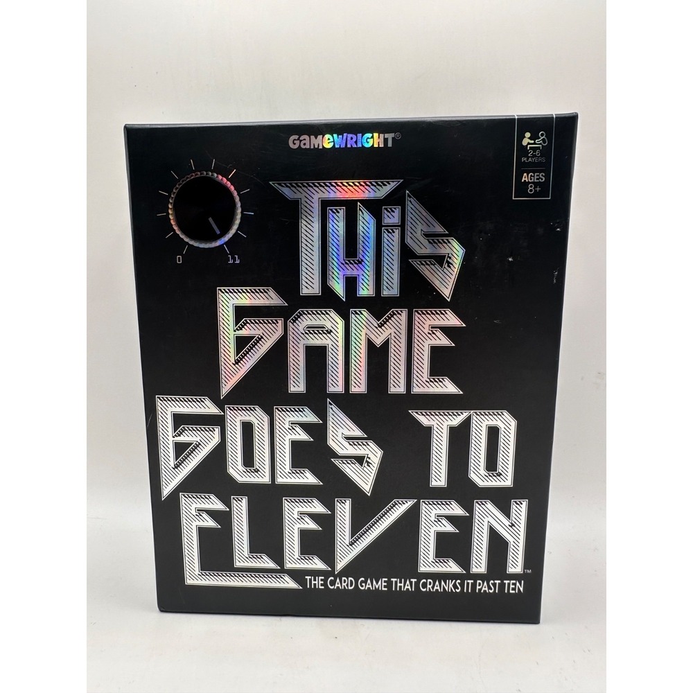 NEW This Game Goes to Eleven Gamewright Card Game 2-6 Players 8+